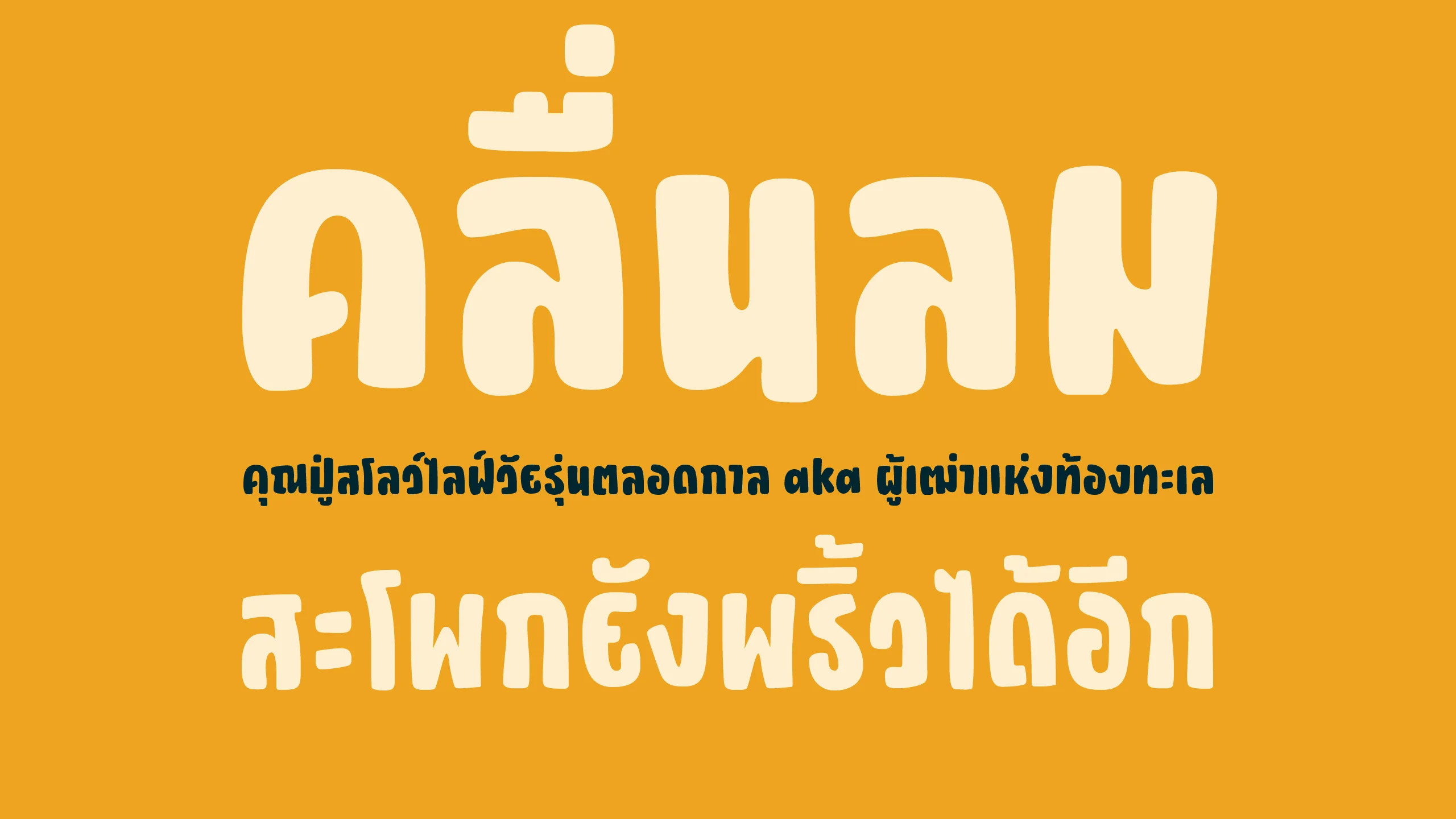 ตัวอย่างฟอนต์ดองเต่า | DONGTAO ภาพที่ 2
