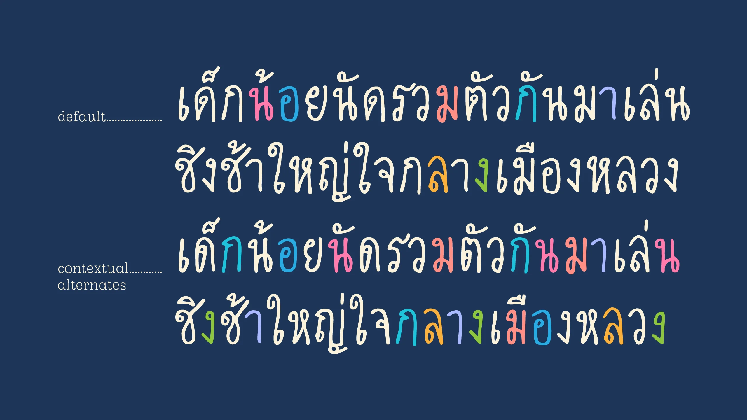 ตัวอย่างฟอนต์เด็กชายโปเต้ | KIDDO POTAE ภาพที่ 4