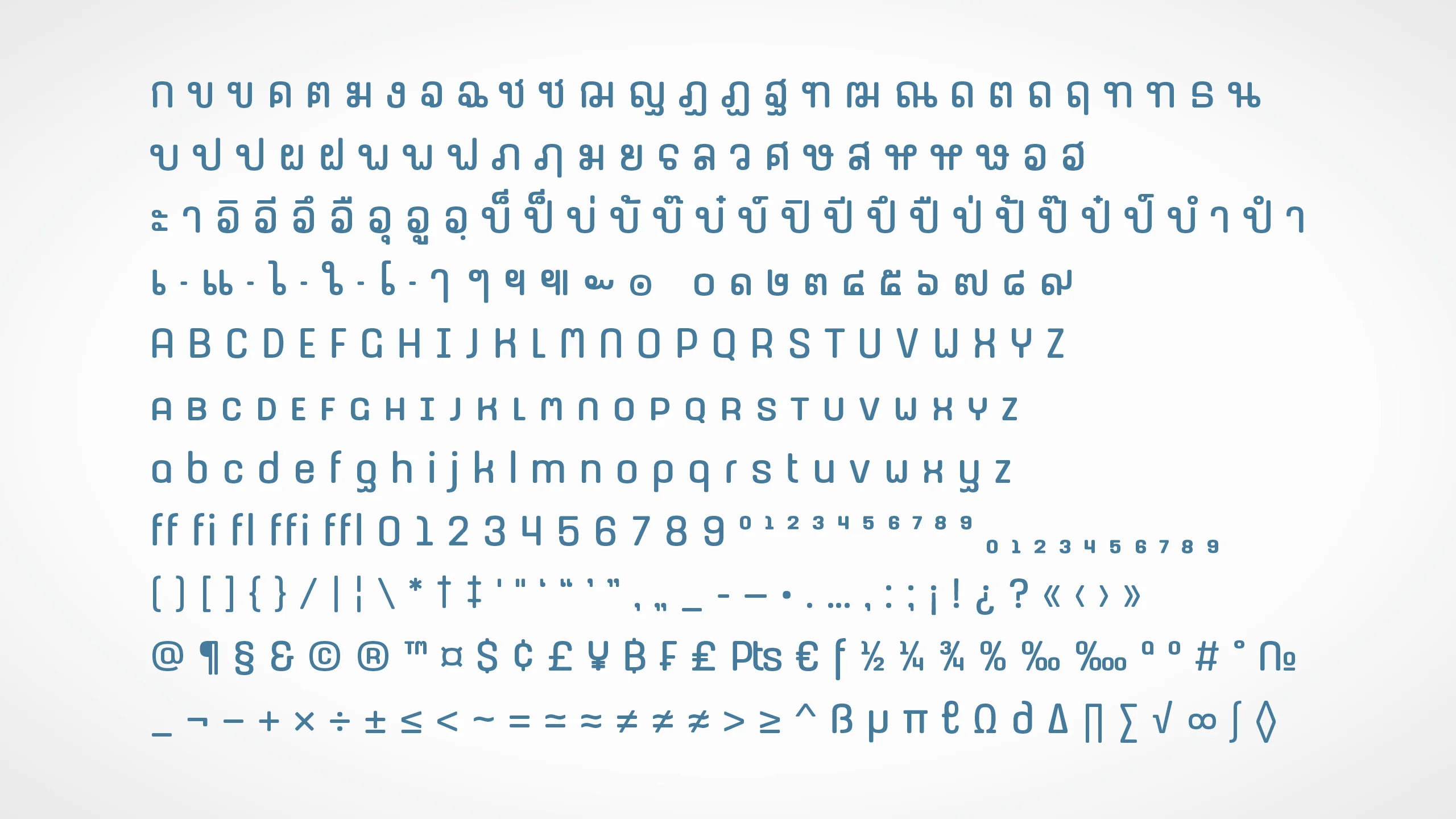 ตัวอย่างฟอนต์มณี นิว | MANI NEUE ภาพที่ 8