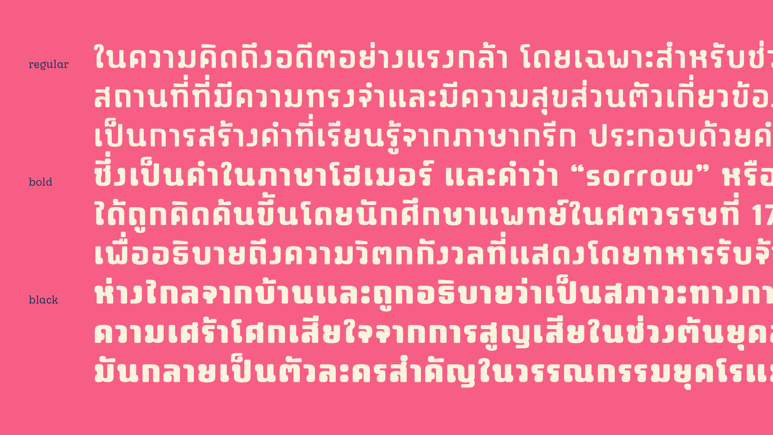 ตัวอย่างฟอนต์สุขสราญ | SUKSARANN ภาพที่ 6