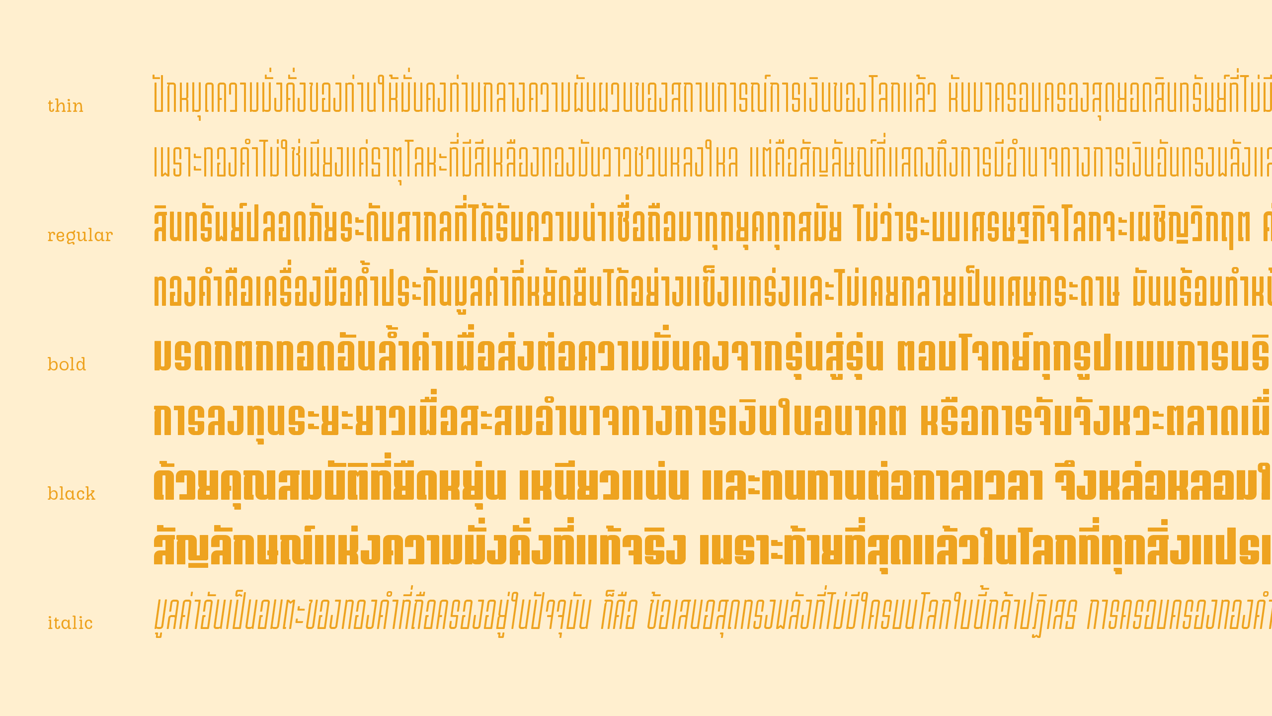 ตัวอย่างฟอนต์ทองก้อน | thongkorn ภาพที่ 6